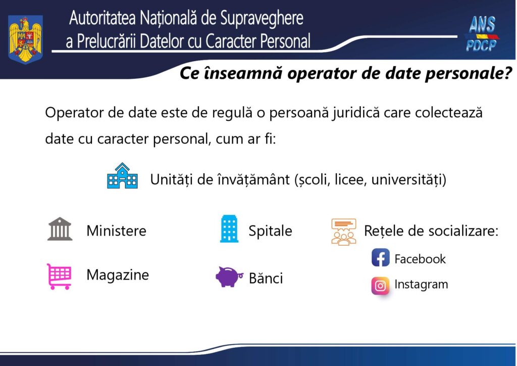 Protecția datelor personale &Icirc;nvățăm&acirc;nt gimnazial