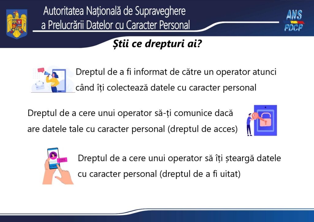 Protecția datelor personale &Icirc;nvățăm&acirc;nt gimnazial